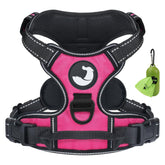 Joytale no-pull dog harness front clip redirects pulling for calmer walks.