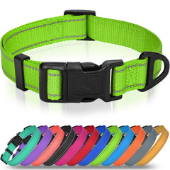 Joytale small dog collar closeup buckle demonstrates quick-release convenience for easy on off