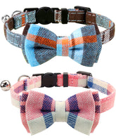 Joytale upgraded cat collar with bells in haze blue offers soft daily-wear comfort