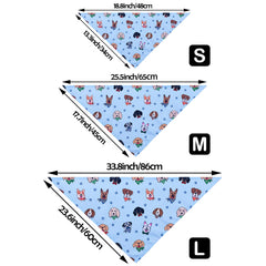 JpGdn paw-print bandana set adds bold colors to walks
