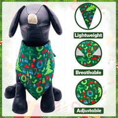 JpGdn Christmas tree design bandana adds festive flair for everyday wear