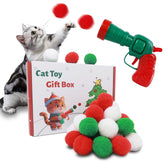 JPTECY cat toys ball launcher assembled for interactive indoor play