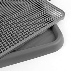 JRVT mesh training toilet soft one-touch connection enables easy assembly and cleanup.