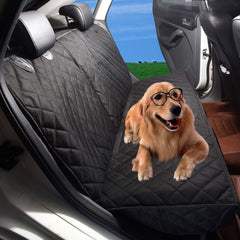 JSTHT Dog Seat Cover nonslip backing closeup prevents shifting during rides