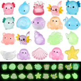 Juexica mini ocean resin whale glow-in-the-dark figure for aquariums