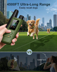 Jugbow 4500ft range enables off-leash training in parks and beaches with confidence