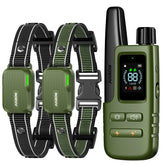 Jugbow dog shock collar remote demonstrates dual-dog control for efficient training.
