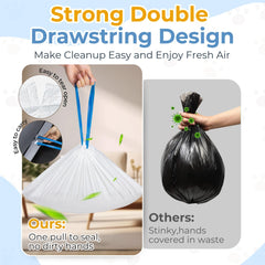 JUKAMO bags highlight double-drawstring closure for clean handling.