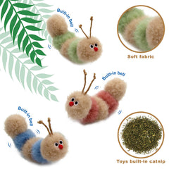 Jumpaws 3-pack catnip toys helps prevent boredom during indoor time.