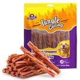 Jungle Calling Beef Collagen Sticks pack front for long-lasting chews.