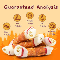 Jungle Calling 6.5-inch chews pack ready and affordable for bigger pups.