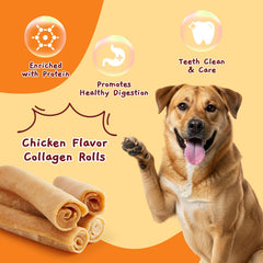 Jungle Calling collagen rolls packaging highlights grain-free recipe.