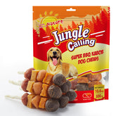 Jungle Calling dog kabobs ingredients showcase real meat and vegetables