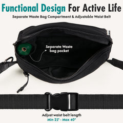 JUNIPOOCH detachable-running-leash enables quick switch to solo stroll.
