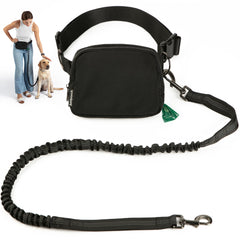 JUNIPOOCH hands-free leash belt clip for secure, hands-off walking.