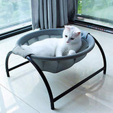 JUNSPOW cat bed indoors outdoors offers durable comfort for all-weather lounging.