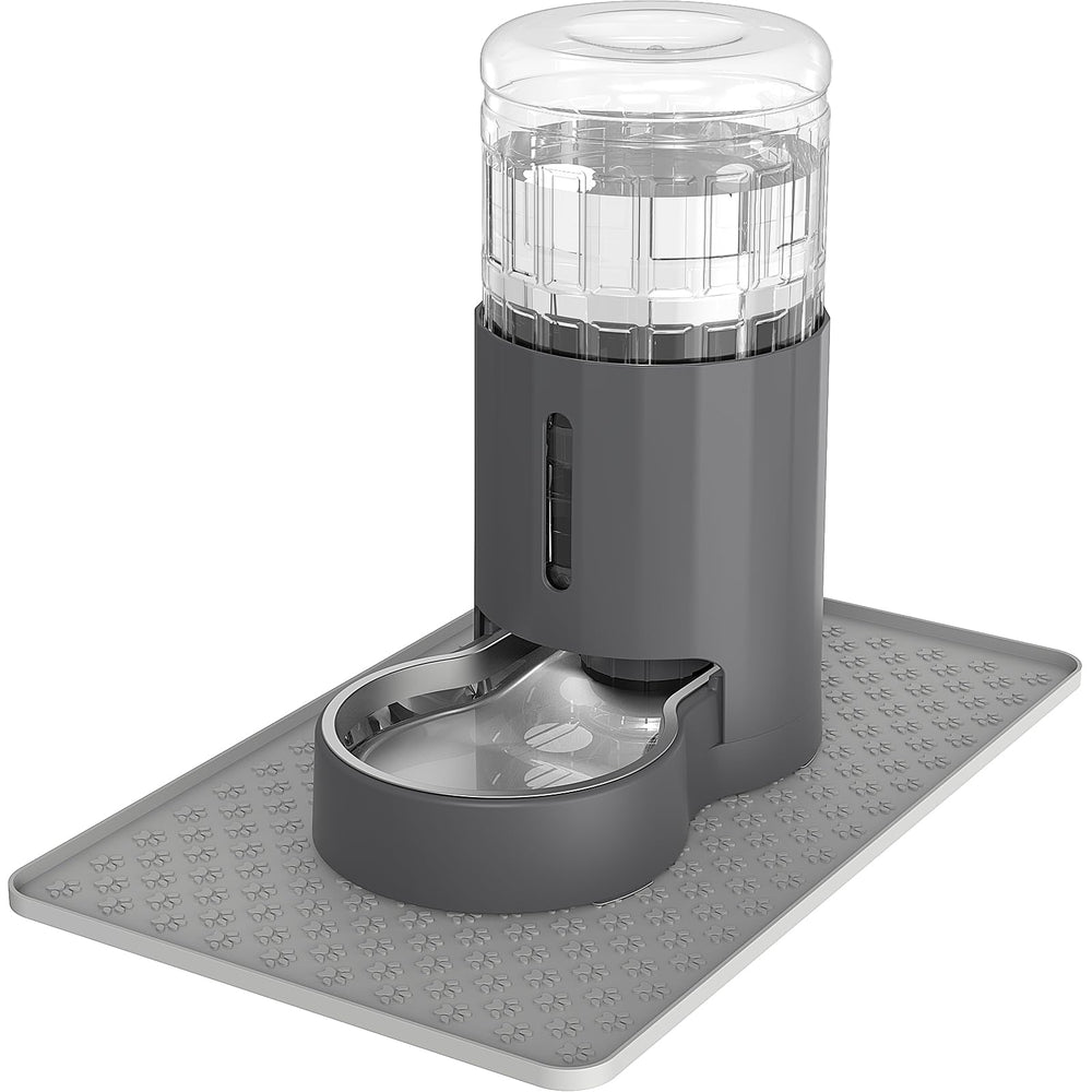 JUNSPOW cat water dispenser 4L side view, ideal for extended pet hydration between refills.