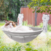JUNSPOW cat window perch folded view highlights space-saving design