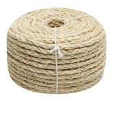 Juomid natural sisal rope 1/4in 32ft close-up for cat posts and DIY repairs