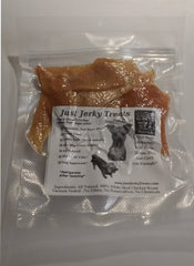 Just Jerky Treats natural chicken jerky front packaging – high-protein dog reward