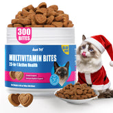 Just Try 23-in-1 taurine cat vitamins jar label for overall vitality