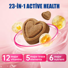 Just Try omega-3 fish oil bottle image promoting shiny coat