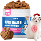 Just Try CoQ10 Bites package showcases heart-friendly cat treats for daily use