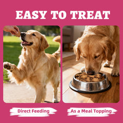 Just Try biscuits feature real chicken first ingredient appealing to dogs