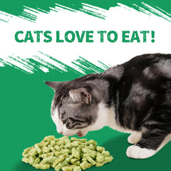 Just Try green-tea breath-freshness shot highlights natural ingredients and oral-friendly crunch.