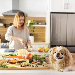 JustFoodForDogs DIY Nutrient Blend cooking-guide image illustrating easy, balanced home meals.