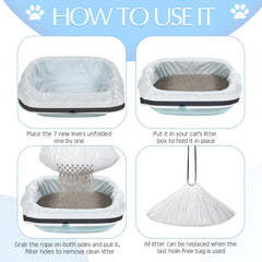 Jutom bottom holes filter litter to showcase the sifting feature.