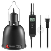 juttilax reptile heat lamp dome enhances UV output for basking and activity