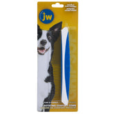 JW GripSoft 8-inch rotating comb handle with ergonomic non-slip grip for precise grooming