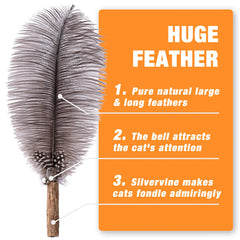 JXFUKAL cat wand interactive play encourages prey-mimicking movements for active indoor cats.