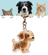JXLBYSZMY collector keychain with dog hair keepsake for memories