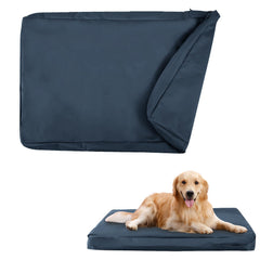 JYSILIYH waterproof dog bed cover front view shows durable fabric and secure fit