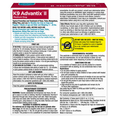 K9 Advantix II back-of-neck application provides a simple monthly care routine.