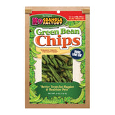 K9 Granola Factory Green Bean Chips front packaging shows all-natural low-calorie bites