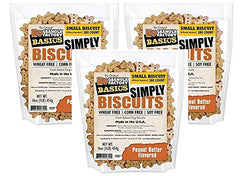 K9 Granola Factory Simply Biscuits Peanut Butter small bag for training rewards supporting healthy teeth