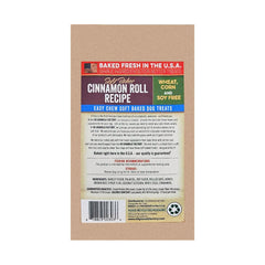 K9 Granola Factory Soft Bakes Cinnamon Roll treat closeup — oats, honey and cinnamon for wholesome rewards.