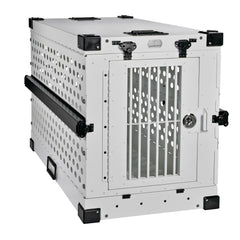 K9 Kennel Boss heavy-duty crate white front view for secure transport