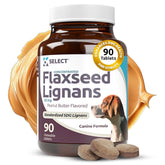 K9 Select peanut-butter-flavored chewable tablet for easy dosing and tasty flavor
