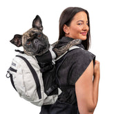 K9 Sport Sack Plus 2 small backpack strap close-up shows cushioned comfort for long carries.