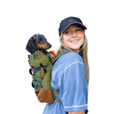 K9 Sport Sack Urban 3 Small Leafy backpack setup—convenient daily carry with a compact dog-friendly fit.