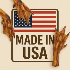 K9warehouse dehydrated duck feet — close-up snack, a crunchy treat suitable for dogs of all sizes.