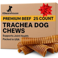 K9warehouse Trachea Dog Chews packaging shows freshness and convenience