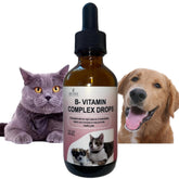 Ka'Dee Simply Beyouful B-12 drops bottle shows a vet-formulated supplement for daily pet vitality.