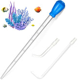 KABASI Coral Feeder with L-shaped extension tube reaches tight corners for debris removal