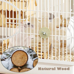 KABASI wood texture close-up: smooth surface safe for chewing.