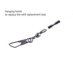 KABB retractable cat wand's long rod promotes interactive play from a distance.